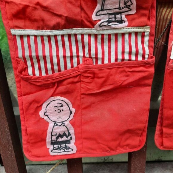 Set of 2 Vintage Snoopy/Peanuts Shoe Organizers - Picture 5 of 8